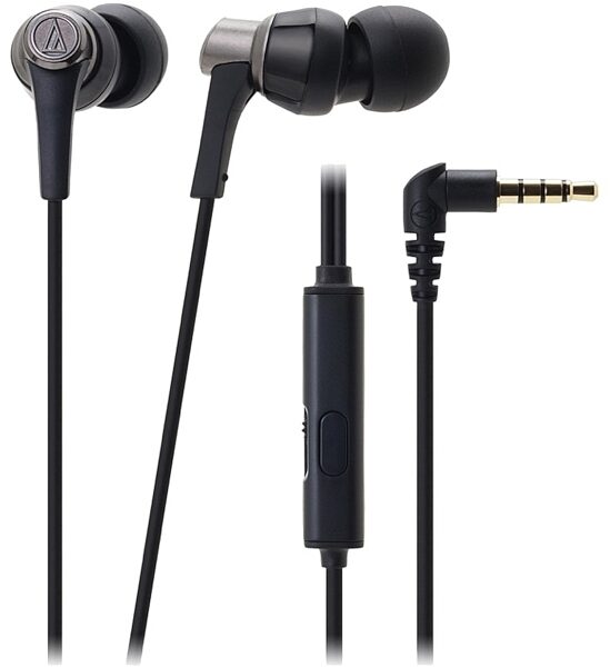 Audio-Technica ATH-CKR3IS In-Ear Headphones, Black