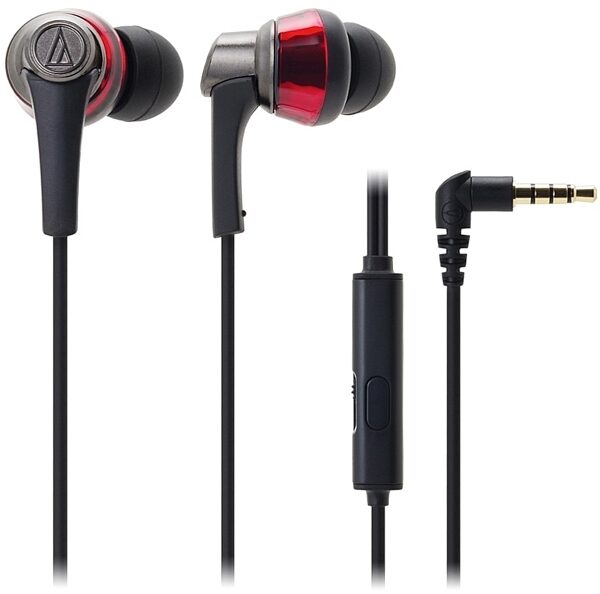 Audio-Technica ATH-CKR5IS In-Ear Headphones, Red