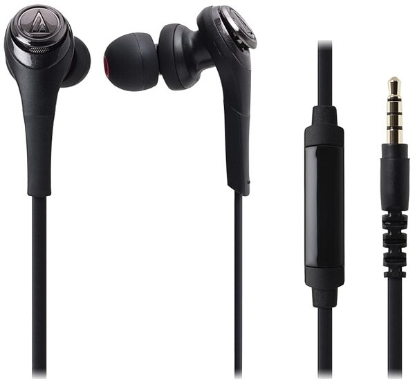 Audio Technica ATH-CKS550IS In-Ear Headphones, Black