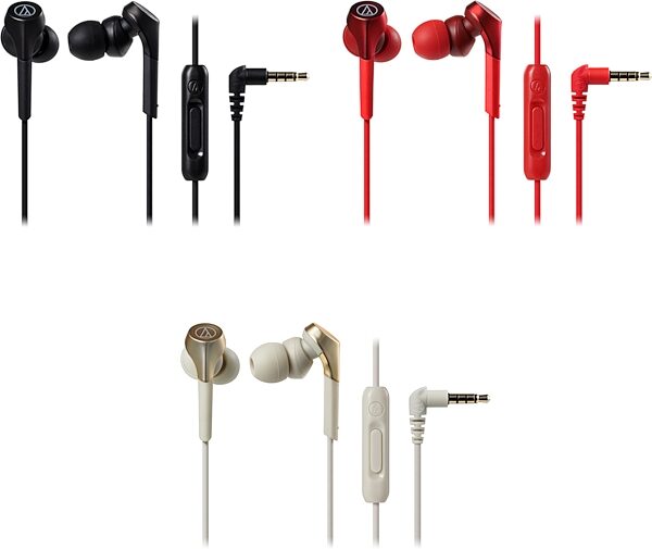 Audio-Technica ATH-CKS550XiS In-Ear Headphones, Action Position Back