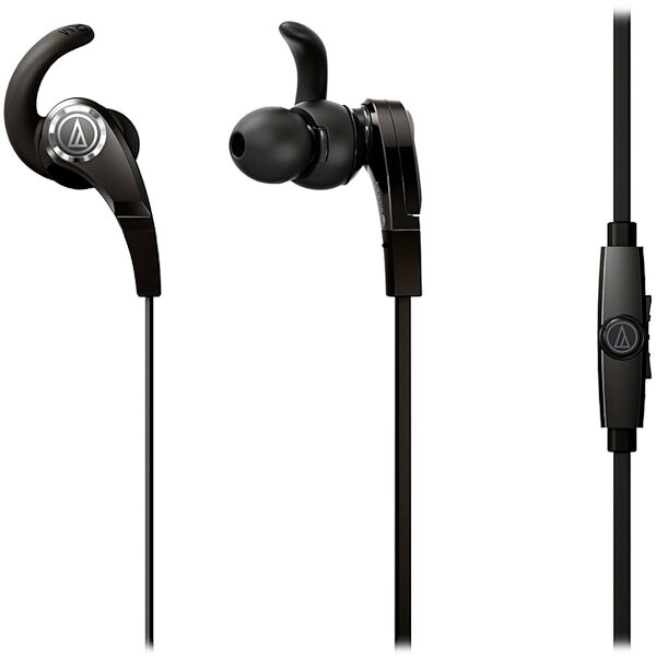 Audio-Technica ATH-CKX7iS SonicFuel In-Ear Headphones, Black