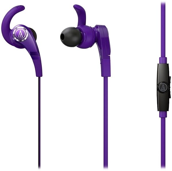 Audio-Technica ATH-CKX7iS SonicFuel In-Ear Headphones, Purple