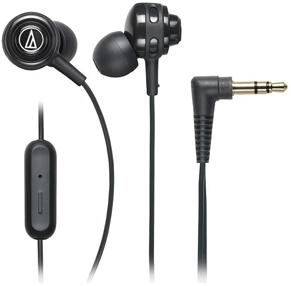 Audio-Technica ATH-COR150iS SonicSport In-Ear Headphones, Black