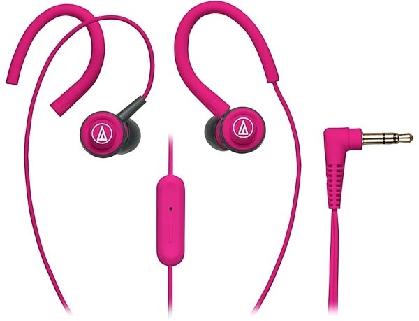Audio-Technica ATH-COR150iS SonicSport In-Ear Headphones, Pink View