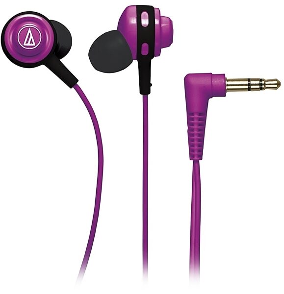 Audio-Technica ATH-COR150 In-ear Headphones, Purple