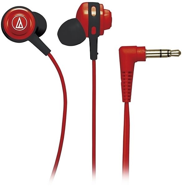 Audio-Technica ATH-COR150 In-ear Headphones, Red