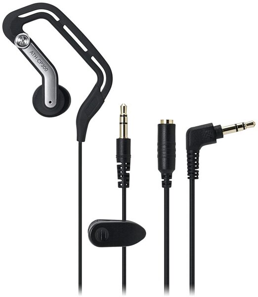 Audio-Technica ATHCP300 In-Ear Headphones, Black