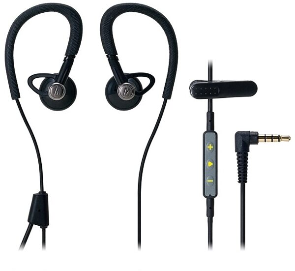Audio-Technica ATH-CP500i Players Line Sport Fit Earphones with Microphone, Main