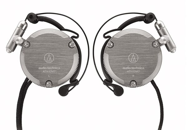 Audio Technica ATHEM7GM Aluminum Clip-On Headphones, Main