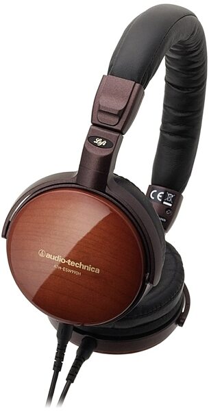 Audio-Technica ATH-ESW990H Portable Wooden On-Ear Headphones, Main
