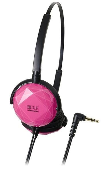 Audio-Technica ATH-FW33 FashionFidelity BIJOUE Headphones, Pink