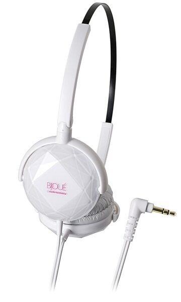 Audio-Technica ATH-FW33 FashionFidelity BIJOUE Headphones, White