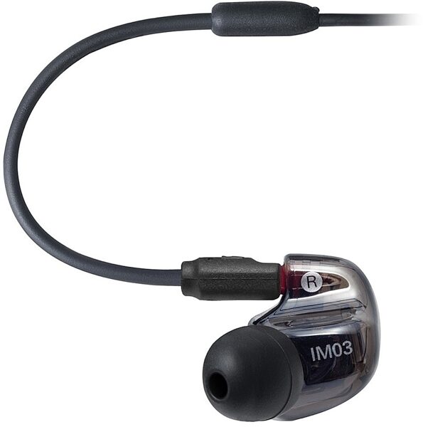 Audio-Technica ATH-IM03 SonicPro In-Ear Monitor Headphones, Front