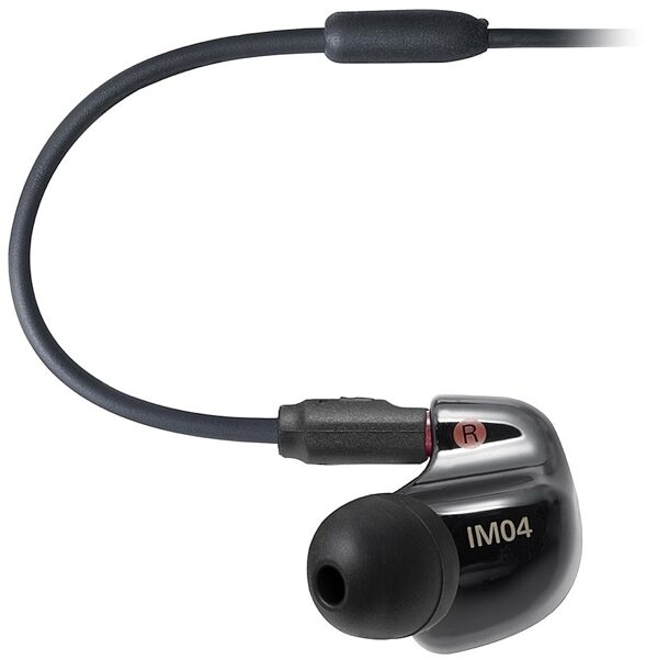 Audio Technica ATH-IM04 SonicPro In-Ear Monitor Headphones, Earbud