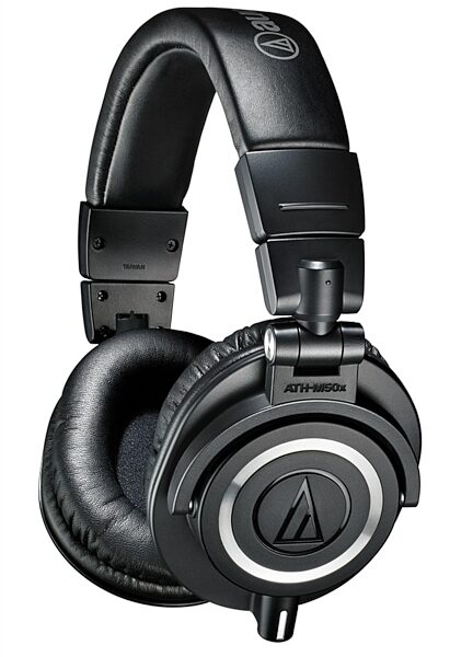 Audio-Technica ATH-M50x Headphones, Black, Black