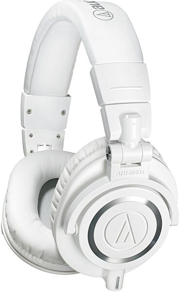 Audio-Technica ATH-M50x Headphones, White, White
