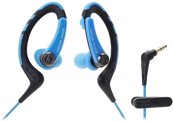 Audio-Technica ATH-SPORT1 In-Ear Headphones, Blue