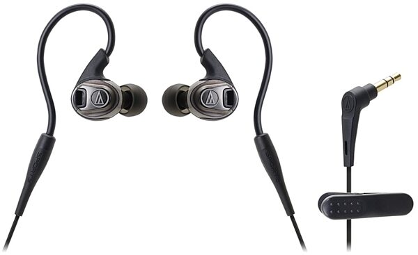 Audio-Technica ATH-SPORT In-Ear Headphones, Black