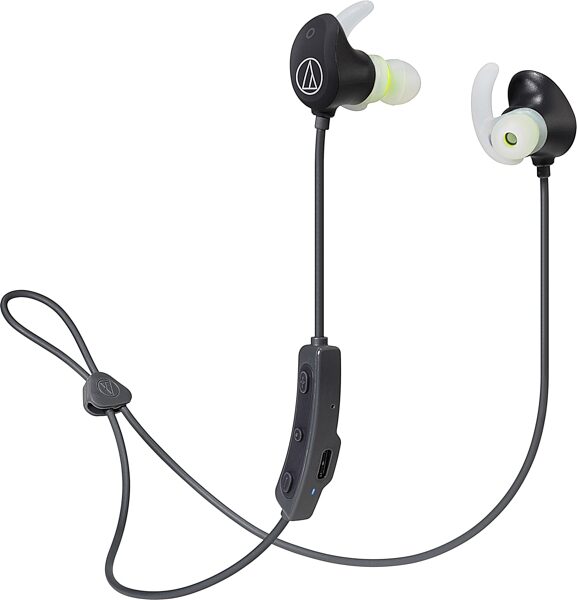 Audio-Technica ATH-SPORT60BT Wireless In-Ear Headphones, Action Position Back