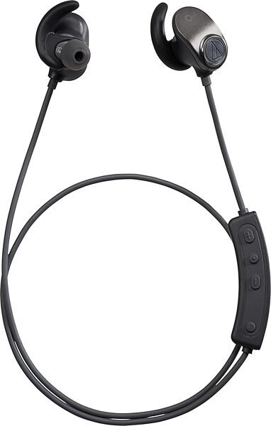 Audio-Technica ATH-SPORT90BT Wireless Bluetooth In-Ear Headphones, Action Position Back