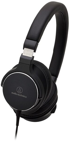 Audio-Technica ATH-SR5 On-Ear Headphones, Black Angle