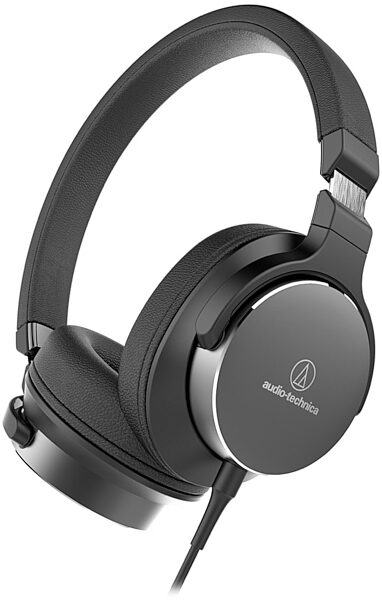 Audio-Technica ATH-SR5 On-Ear Headphones, Black