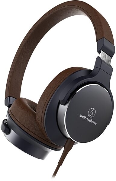 Audio-Technica ATH-SR5 On-Ear Headphones, Navy Brown