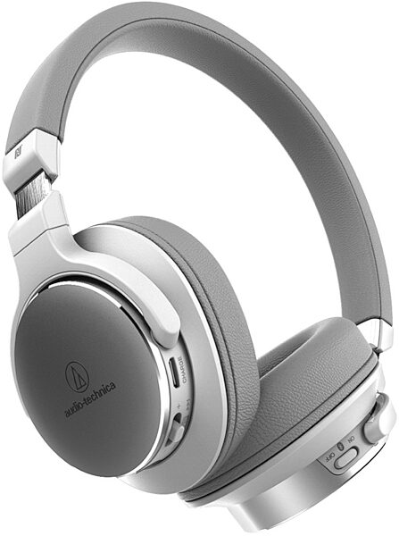 Audio-Technica ATH-SR5BT Wireless Bluetooth Headphones, White