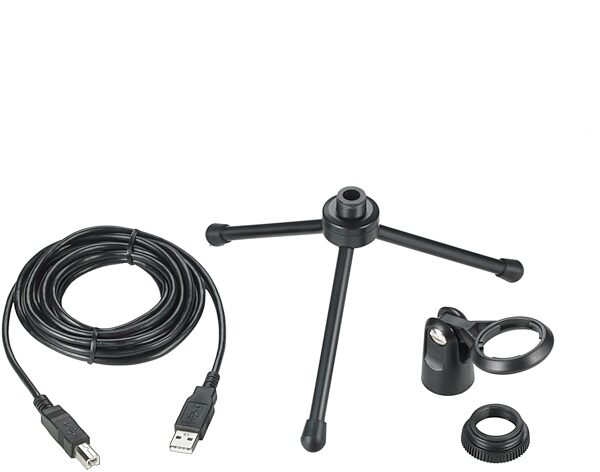 Audio-Technica ATR2500 USB Condenser Microphone, Included Accessories