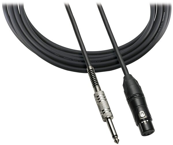Audio-Technica XLR Microphone Cable, XLR to 1/4", 10 foot, ATR-MCU10, Main