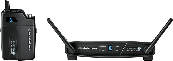 Audio-Technica ATW-1101/G System 10 Wireless Guitar System, (2.4 GHz ISM), Action Position Back
