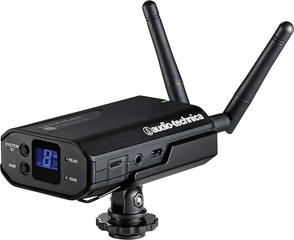 Audio-Technica System 10 ATW-1702 Camera-Mount Wireless Handheld Microphone System, New, Action Position Back