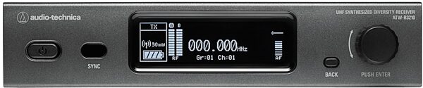 Audio-Technica ATW-R3210 3000 Series (Fourth Generation) Diversity Receiver, Band DE2: 470.125 to 529.975 MHz, Main