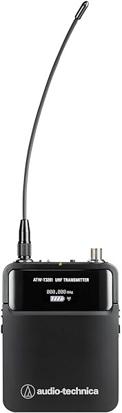 Audio-Technica ATW-3211/894X 3000 Series Wireless Headworn Microphone System, Beige, Band DE2: 470.125 to 529.975 MHz, Bodypack Transmitter