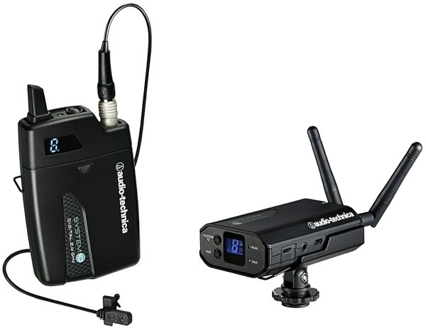 Audio-Technica System 10 ATW-1701/L Camera-Mount Wireless Lavalier Microphone System, New, Main