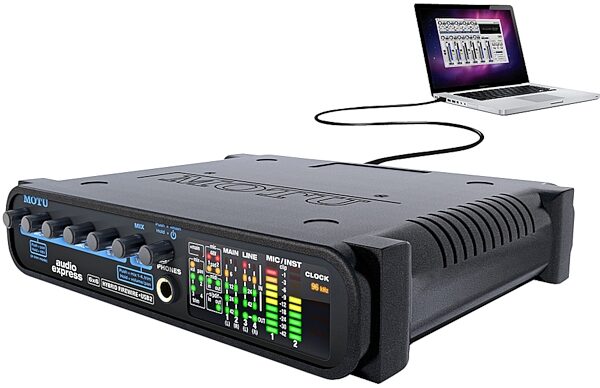 MOTU Audio Express 6x6 Hybrid FireWire and USB 2.0 Audio Interface, Blemished, Laptop