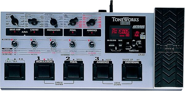 Korg ToneWorks AX1500G Guitar Multi-Effects Pedal, Main