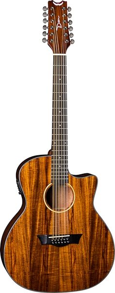 Dean AXS Exotic Koa Cutaway 12-String Acoustic-Electric Guitar, Main