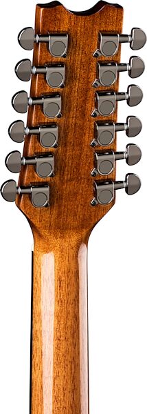 Dean AXS Exotic Koa Cutaway 12-String Acoustic-Electric Guitar, Rear detail Headstock