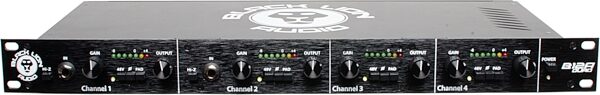 Black Lion Audio B12A Quad 4-Channel Microphone Preamplifier, New, Action Position Back