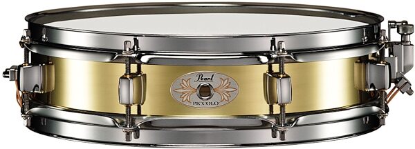 Pearl B1330 Brass Piccolo Snare Drum, 13x3 Inch, Main