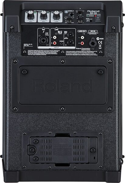 Roland BA-55 Battery Powered Portable Amplifier, Back