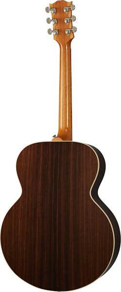 Gibson SJ-200 Studio Rosewood Jumbo Acoustic-Electric Guitar (with Case), Rosewood Burst, Blemished, Action Position Back