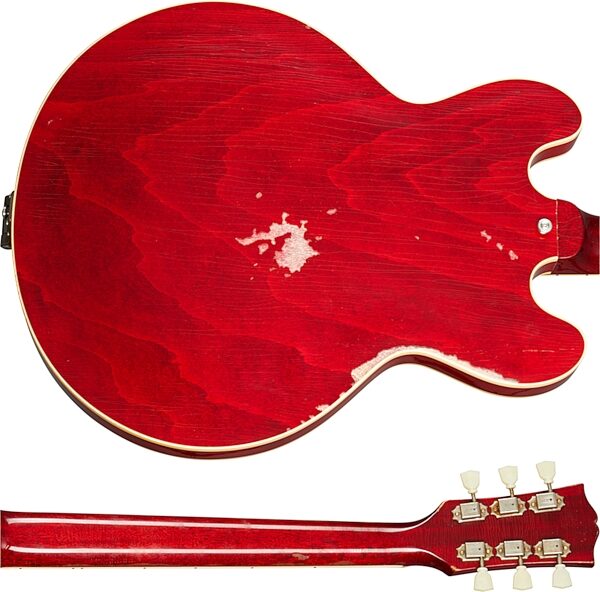 Gibson Custom Shop Alvin Lee "Big Red" ES-335 Electric Guitar (with Case), Action Position Back