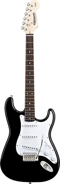 Fender Starcaster Stratocaster Electric Guitar, Black