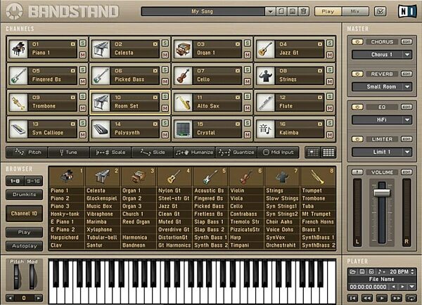 Native Instruments Bandstand MIDI Player/Sound Module, Main