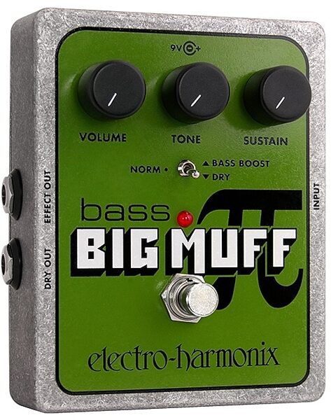 Electro-Harmonix Bass Big Muff Pi Distortion Pedal, New, Main