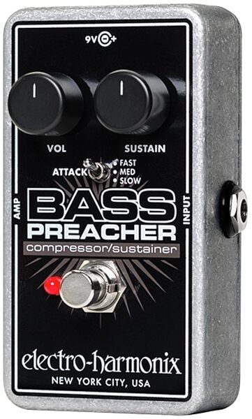 Electro-Harmonix Bass Preacher Compressor Pedal, New, Main