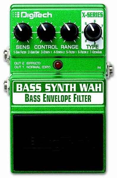 DigiTech Bass Synth Wah X-Series Envelope Filter Pedal, Main