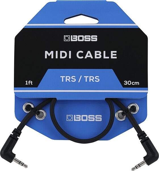 Boss TRS 3.5mm MIDI Cable, 1 foot, Action Position Back